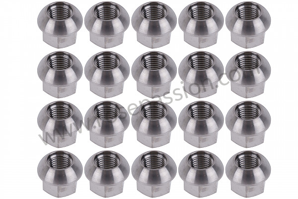 P594523 - KIT OF DRILLED TITANIUM WHEEL NUTS for Porsche 911 G • 1974 • 2.7s • Coupe • Manual gearbox, 5 speed