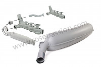 P594542 - COMPLETE EXHAUST KIT AS ORIGINALLY FITTED for Porsche 911 G • 1976 • 2.7 • Targa • Manual gearbox, 4 speed