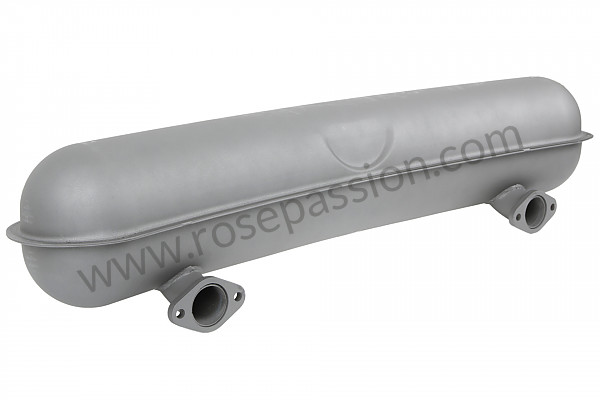 P594549 - RACING METAL SILENCER WITH 2 CENTRAL OUTLETS (2 INLETS) for Porsche 911 Classic • 1973 • 2.4s • Coupe • Automatic gearbox