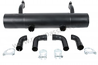 P594550 - SPORTS EXHAUST for Porsche 356B T5 • 1961 • 1600 super 90 (616 / 7 t5) • Roadster b t5 • Manual gearbox, 4 speed