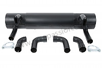 P594550 - SPORTS EXHAUST for Porsche 356B T5 • 1961 • 1600 (616 / 1 t5) • Roadster b t5 • Manual gearbox, 4 speed