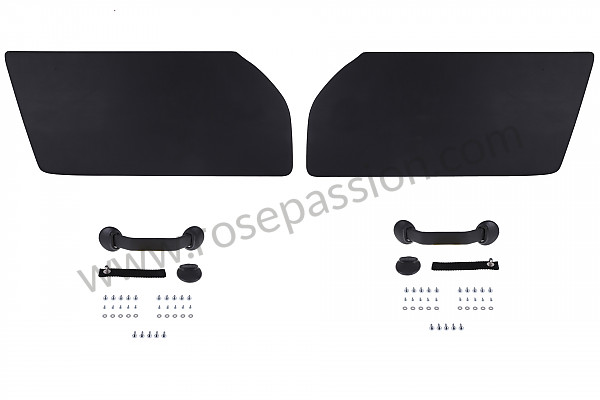 P596284 - PAIR OF RS92 IMITATION LEATHER DOOR PANELS for Porsche 964 / 911 Carrera 2/4 • 1992 • 964 carrera 2 • Cabrio • Automatic gearbox