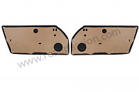 P596284 - PAIR OF RS92 IMITATION LEATHER DOOR PANELS for Porsche 911 G • 1978 • 3.0sc • Targa • Manual gearbox, 5 speed