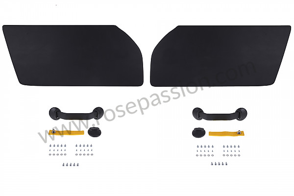 P596287 - PAIR OF RS92 IMITATION LEATHER DOOR PANELS for Porsche 964 / 911 Carrera 2/4 • 1992 • 964 carrera 4 • Cabrio • Manual gearbox, 5 speed