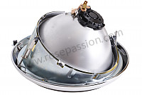 P599537 - HEADLIGHT EUROPE 356 for Porsche 356a • 1958 • 1600 (616 / 1 t2) • Cabrio a t2 • Manual gearbox, 4 speed
