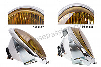 P599537 - HEADLIGHT EUROPE 356 for Porsche 356a • 1956 • 1300 s (589 / 2) • Cabrio a t1 • Manual gearbox, 4 speed
