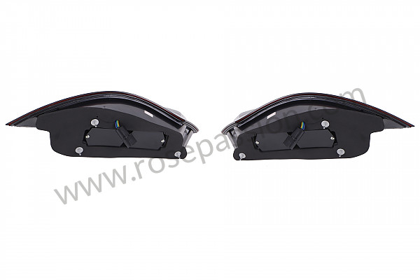 P599543 - KIT KNIPPERLICHT ACHTERAAN ROOD EN ZWART MET LED PER PAAR  voor Porsche Cayman / 987C2 • 2009 • Cayman 2.9 • Bak pdk