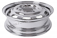 P602890 - WHEEL RIM WITH PUNCHED DISC  for Porsche 356C • 1965 • 1600 c (616 / 15) • Cabrio c • Manual gearbox, 4 speed
