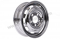 P602891 - WHEEL RIM WITH PUNCHED DISC 5 1/2 J X 15 H2 ET 42 CHROME for Porsche 911 Classic • 1971 • 2.2t • Coupe • Automatic gearbox