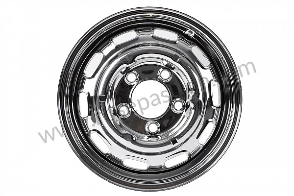 P602891 - WHEEL RIM WITH PUNCHED DISC 5 1/2 J X 15 H2 ET 42 CHROME for Porsche 911 Classic • 1971 • 2.2t • Coupe • Manual gearbox, 4 speed