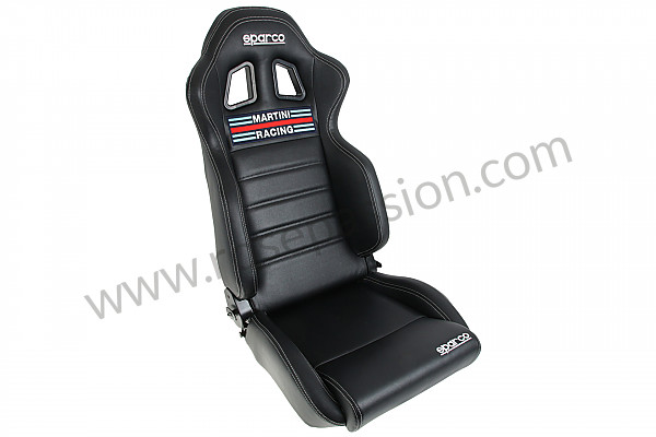 P602973 - KUIPSTOEL PERFORMANCE SEAT MARTINI RACING ZWART voor Porsche 997-2 / 911 Carrera • 2011 • 997 c4s • Targa • Manuele bak 6 versnellingen