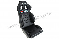 P602973 - MARTINI RACING PERFORMANCE BUCKET SEAT, BLACK for Porsche 997-1 / 911 Carrera • 2005 • 997 c2s • Coupe • Automatic gearbox