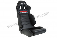 P602973 - SCHALENSITZ PERFORMANCE SEAT MARTINI RACING SCHWARZ für Porsche 996 Turbo / 996T / 911 Turbo / GT2 • 2004 • 996 turbo • Coupe • 6-gang-handschaltgetriebe