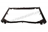 P605726 - CADRE DE TOIT TARGA ( LES 6 PARTIES) 911  86-94 pour Porsche 