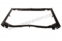 P605726 - CADRE DE TOIT TARGA ( LES 6 PARTIES) 911  86-94 pour Porsche 