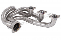 P610904 - STAINLESS STEEL SPORTS EXHAUST KIT 964 FOR TRANSFORMATION INTO 911 65-73 WITH HEATING / WITHOUT CATALYTIC CONVERTER for Porsche 964 / 911 Carrera 2/4 • 1991 • 964 carrera 4 • Targa • Manual gearbox, 5 speed
