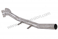 P610904 - STAINLESS STEEL SPORTS EXHAUST KIT 964 FOR TRANSFORMATION INTO 911 65-73 WITH HEATING / WITHOUT CATALYTIC CONVERTER for Porsche 