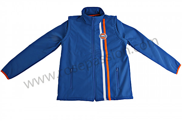 P612207 - GULF JACKET WITH DETACHABLE SLEEVES for Porsche 