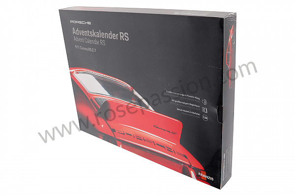 P612559 - 911 CARRERA RS 2.7 ADVENTSKALENDER - MET MOTORGELUID EN LICHTEN voor Porsche 