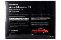P612559 - CALENDRIER DE L’AVENT 911 CARRERA RS 2.7 - AVEC SON DU MOTEUR ET LUMIÈRES pour Porsche 