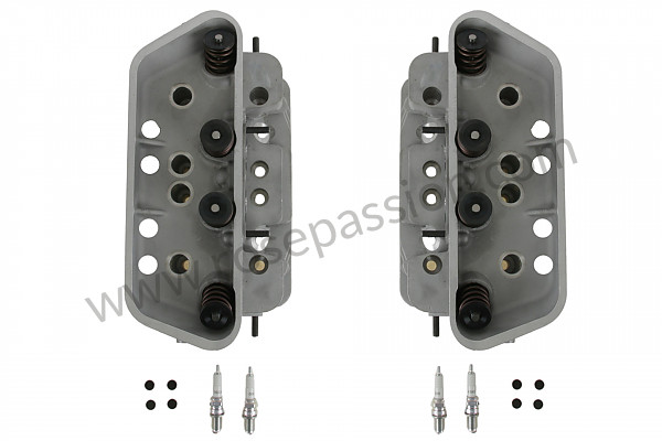 P612764 - CYLINDER HEAD 356 912, PAIR for Porsche 356a • 1956 • 1600 s (616 / 2) • Coupe a t1 • Manual gearbox, 4 speed