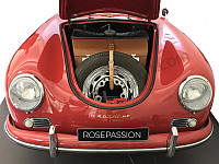 P613362 - VALISE DE RANGEMENT COFFRE AVANT 356 PRE A+A+B 70CM X 20CM DE HAUT X 30 CM DE PROFONDEUR CUIR COULEUR COGNAC pour Porsche 356 pré-a • 1954 • 1300 (506) • Speedster pré a • Boite manuelle 4 vitesses