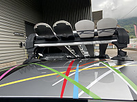 P613364 - PORTE-SKI OU PORTE-SURF pour Porsche Cayenne / 957 / 9PA1 • 2009 • Turbo e81 • Boite auto