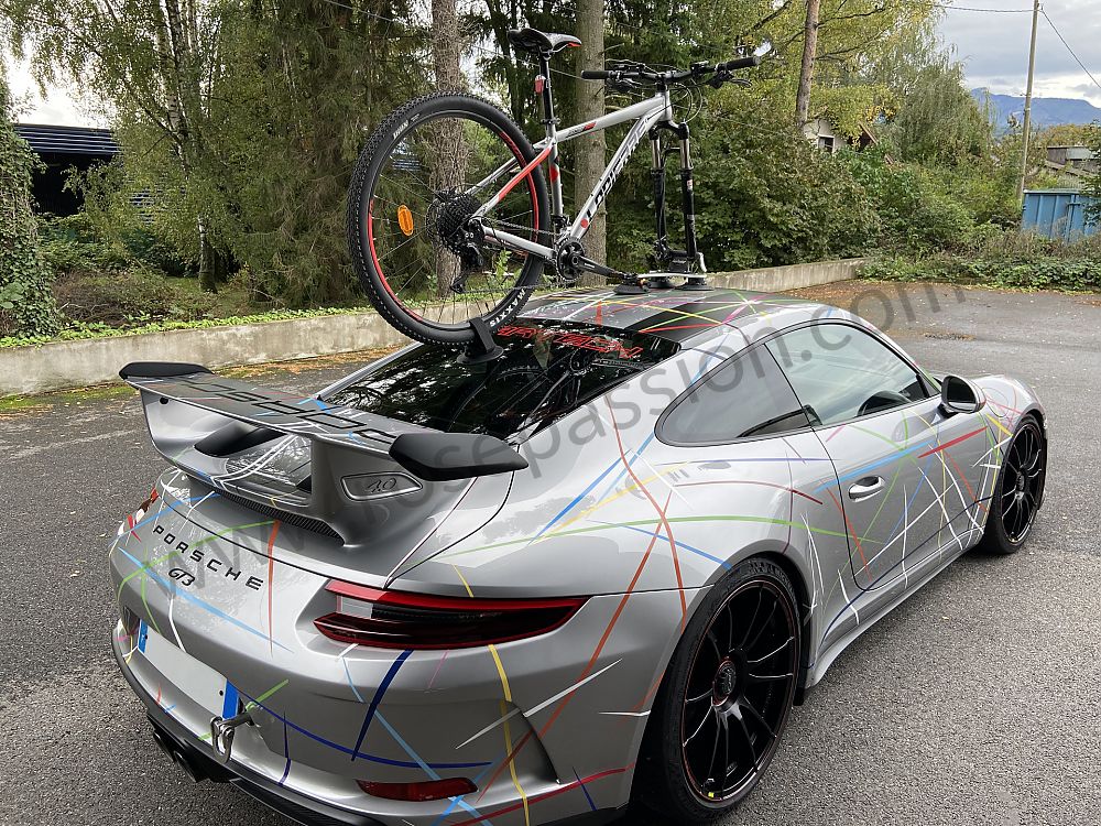 Porsche 911 clearance bike rack