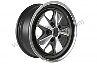 P614172 - 7 X17 SPOKED BLACK AND POLISHED RIM LIKE THE EARLY 911 WITH TUV HOMOLOGATION (ET 23.3) for Porsche 911 G • 1980 • 3.0sc • Coupe • Manual gearbox, 5 speed