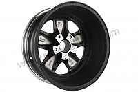 P614172 - 7 X17 SPOKED BLACK AND POLISHED RIM LIKE THE EARLY 911 WITH TUV HOMOLOGATION (ET 23.3) for Porsche 911 Classic • 1969 • 2.0e • Coupe • Automatic gearbox