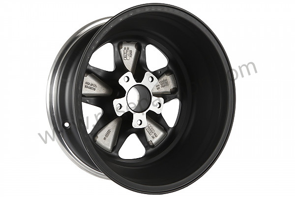 P614172 - 7 X17 SPOKED BLACK AND POLISHED RIM LIKE THE EARLY 911 WITH TUV HOMOLOGATION (ET 23.3) for Porsche 911 G • 1977 • 3.0 carrera • Targa • Manual gearbox, 5 speed