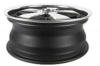 P614172 - 7 X17 SPOKED BLACK AND POLISHED RIM LIKE THE EARLY 911 WITH TUV HOMOLOGATION (ET 23.3) for Porsche 911 Classic • 1973 • 2.4s • Coupe • Manual gearbox, 5 speed