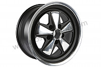 P614175 - 8 X17 SPOKED BLACK AND POLISHED RIM LIKE THE EARLY 911 WITH TUV HOMOLOGATION (ET 10.6) for Porsche 911 G • 1984 • 3.2 • Coupe • Manual gearbox, 5 speed