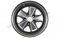 P614175 - 8 X17 SPOKED BLACK AND POLISHED RIM LIKE THE EARLY 911 WITH TUV HOMOLOGATION (ET 10.6) for Porsche 911 G • 1983 • 3.0sc • Cabrio • Manual gearbox, 5 speed