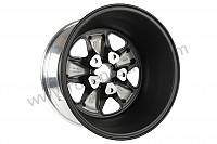 P614179 - 9 X16 SPOKED BLACK AND POLISHED RIM LIKE THE EARLY 911 WITH TUV HOMOLOGATION (ET 15) for Porsche 911 Classic • 1973 • 2.4t • Targa • Automatic gearbox