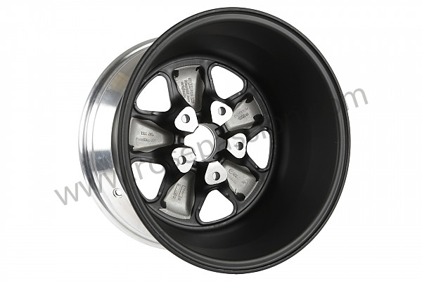 P614179 - 9 X16 SPOKED BLACK AND POLISHED RIM LIKE THE EARLY 911 WITH TUV HOMOLOGATION (ET 15) for Porsche 911 G • 1977 • 3.0 carrera • Coupe • Automatic gearbox