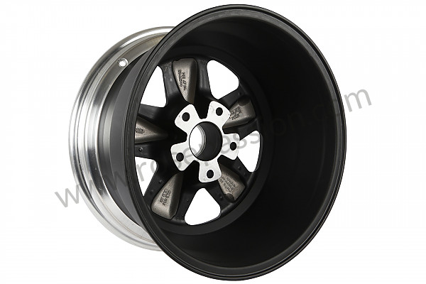 P614180 - 9 X17 SPOKED BLACK AND POLISHED RIM LIKE THE EARLY 911 WITH TUV HOMOLOGATION (ET 15) for Porsche 911 G • 1977 • 3.0 carrera • Coupe • Automatic gearbox