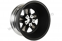 P614180 - 9 X17 SPOKED BLACK AND POLISHED RIM LIKE THE EARLY 911 WITH TUV HOMOLOGATION (ET 15) for Porsche 911 Turbo / 911T / GT2 / 965 • 1985 • 3.3 turbo • Coupe • Manual gearbox, 4 speed