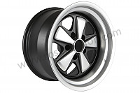P614181 - WHEEL, 10 X 17, BLACK, WITH TUV HOMOLOGATION for Porsche 911 Classic • 1969 • 2.0t • Coupe • Manual gearbox, 5 speed