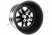 P614181 - WHEEL, 10 X 17, BLACK, WITH TUV HOMOLOGATION for Porsche 911 G • 1976 • 2.7 • Coupe • Automatic gearbox
