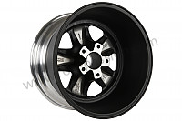 P615101 - 10 X17 SPOKED BLACK AND POLISHED RIM LIKE THE EARLY 911 WITH TUV HOMOLOGATION (ET 15) for Porsche 911 Classic • 1970 • 2.2s • Targa • Manual gearbox, 5 speed