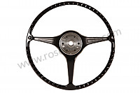 P615109 - STEERING WHEEL WITH WOOD CROWN 356 BC for Porsche 356C • 1965 • 1600 sc (616 / 16) • Cabrio c • Manual gearbox, 4 speed