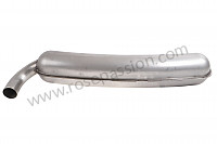 P615122 - STAINLESS STEEL FINAL SILENCER 1 OUTLET ORIGINAL TYPE for Porsche 911 Classic • 1971 • 2.2t • Coupe • Manual gearbox, 5 speed