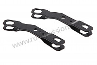 P615914 - HEATER BOX LEVER KIT for Porsche 356a • 1958 • 1600 s (616 / 2 t2) • Coupe a t2 • Manual gearbox, 4 speed
