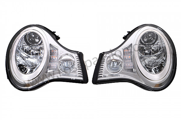 P616176 - XENON FRONT HEADLIGHT KIT WITH CIRCLE OF LEDS AROUND THE HEADLIGHT for Porsche 996 / 911 Carrera • 2004 • 996 carrera 2 • Coupe • Automatic gearbox