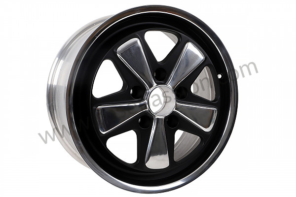 P616184 - 7.5 X17 SPOKED BLACK AND POLISHED RIM LIKE THE EARLY 911 WITH TUV HOMOLOGATION (ET 52) for Porsche 928 • 1995 • 928 gts • Coupe • Manual gearbox, 5 speed