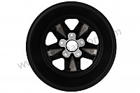 P616188 - 9 X17 SPOKED BLACK AND POLISHED RIM LIKE THE EARLY 911 WITH TUV HOMOLOGATION (ET 47) for Porsche 964 / 911 Carrera 2/4 • 1994 • 964 carrera 2 • Speedster • Manual gearbox, 5 speed