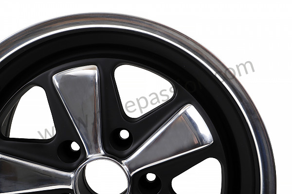 P616188 - 9 X17 SPOKED BLACK AND POLISHED RIM LIKE THE EARLY 911 WITH TUV HOMOLOGATION (ET 47) for Porsche 964 / 911 Carrera 2/4 • 1994 • 964 carrera 2 • Speedster • Manual gearbox, 5 speed