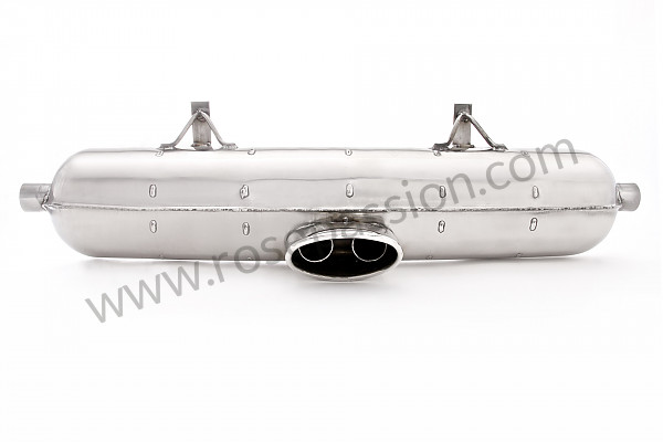 P71239 - Sports stainless steel silencer 1 oval outlet for Porsche Boxster / 986 • 1999 • Boxster 2.5 • Cabrio • Automatic gearbox