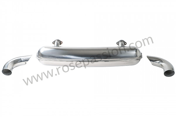 P71243 - Silencieux inox sport 911 75-89 2 sorties et 2 entrées 84mm à souder XXXに対応 Porsche 911 G • 1982 • 3.0sc • Targa